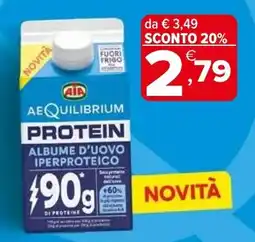Iperal Aia AeQuilibrium Protein Album d'uovo iperproteico offerta