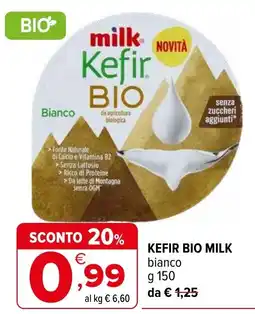 Iperal Kefir Bio Milk Bianco offerta