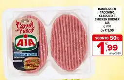 Iperal Hamburger tacchino classico AIA offerta