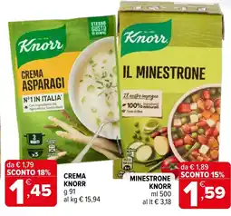 Iperal Crema asparagi Knorr offerta