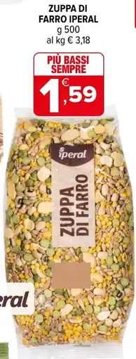 Iperal Zuppa di farro Iperal offerta