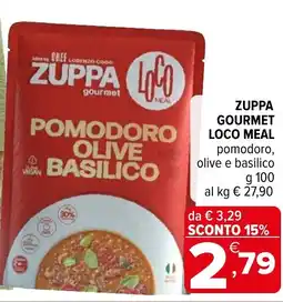 Iperal Zuppa gourmet pomodoro olive basilico offerta