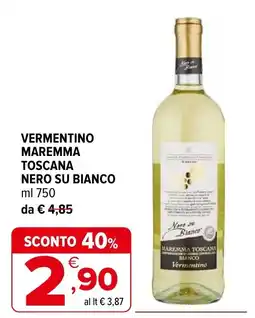 Iperal Vermentino Nero su Bianco offerta