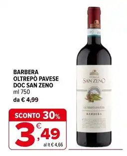 Iperal Barbera Tenuta San Zeno offerta