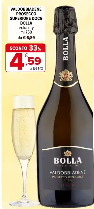 Valdobbiadene Prosecco Superiore DOCG Bolla extra dry
