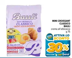 Iperal Mini croissant classico Bauli offerta
