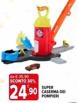 Iperal Hot Wheels Super Caserma dei Pompieri offerta