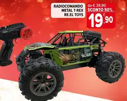 Iperal Radiocomando metal t-rex re.el toys offerta