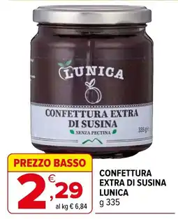 Iperal Confettura extra di susina Lunica offerta