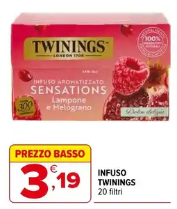 Iperal Infuso Twinings Sensations Lampone e Melograno offerta