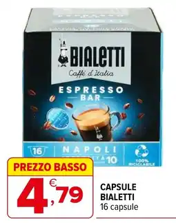 Iperal Capsule Bialetti offerta