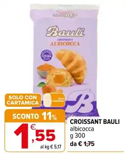 Iperal Croissant Bauli albicocca offerta