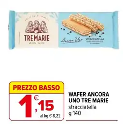Iperal Wafer ancora uno tre marie stracciatella offerta
