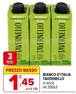 Iperal Bianco d'Italia Tavernello offerta