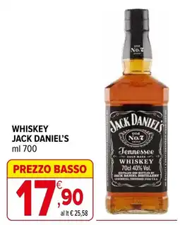 Iperal Whiskey Jack Daniel's offerta