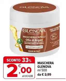 Iperal Maschera capelli Glenova offerta