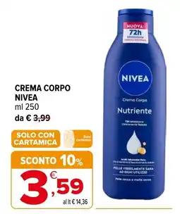 Iperal Crema corpo Nivea offerta