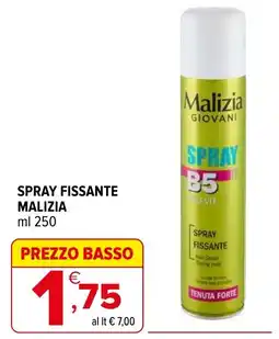 Iperal Spray fissante Malizia offerta