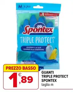 Iperal Guanti triple protect spontex offerta