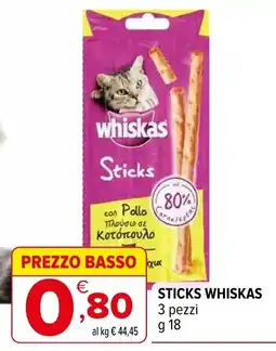 Iperal Sticks Whiskas offerta