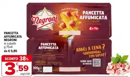 Iperal Pancetta affumicata Negroni offerta
