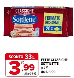 Iperal Fette classiche Sottilette offerta