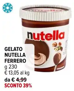 Iperal Gelato Nutella Ferrero offerta