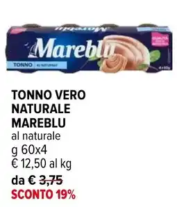 Iperal Tonno vero naturale Mareblu offerta