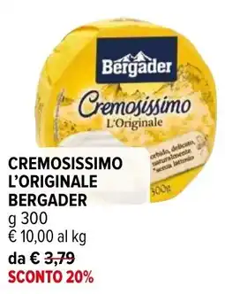 Iperal Cremosissimo l'originale Bergader offerta