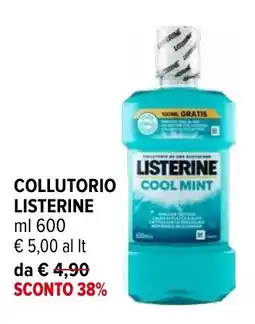 Iperal Collutorio Listerine Cool Mint offerta
