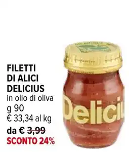 Iperal Filetti di alici Delicius offerta