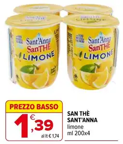 Iperal San Thè Sant'Anna limone offerta