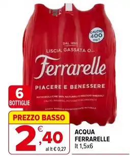 Iperal Acqua Ferrarelle offerta