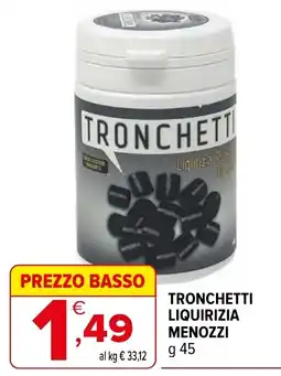 Iperal Tronchetti liquirizia menozi offerta