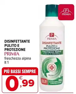 Iperal Disinfettante pulito e protezione Primia freschezza alpina offerta