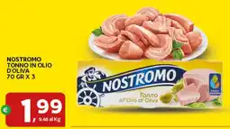 Extra Supermercati Nostromo Tonno all'Olio di Oliva offerta