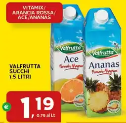 Extra Supermercati Valfrutta succhi offerta