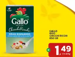 Extra Supermercati Gallo riso chicchi ricchi offerta