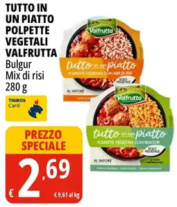 Tigros Polpette vegetali Valfrutta offerta