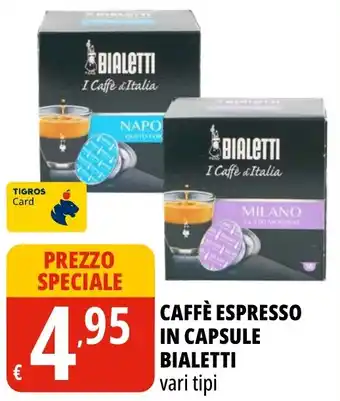 Caffè espresso in capsule Bialetti