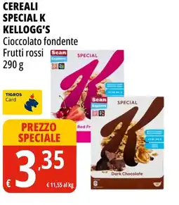 Tigros Cereali Special K Kellogg's offerta