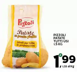 Extra Supermercati Pizzoli Patate a pasta gialla offerta