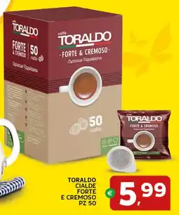 Extra Supermercati Toraldo cialde forte e cremoso offerta