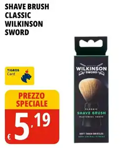 Tigros Shave Brush Classic Wilkinson Sword offerta