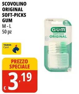 Tigros Scovolino G.U.M. Soft-Picks Original offerta
