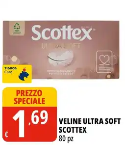 Tigros Veline ultra soft Scottex offerta