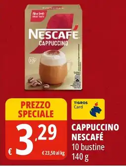 Tigros Cappuccino Nescafé offerta