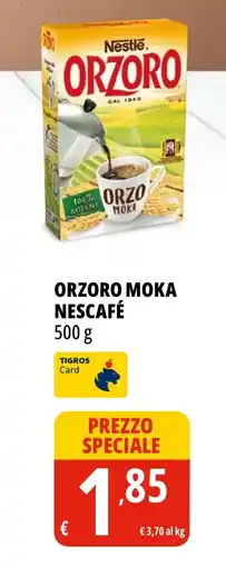 Tigros Orzoro Moka Nescafé offerta