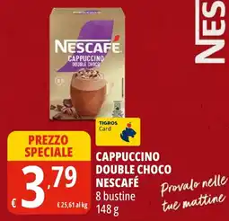 Tigros Cappuccino double choco Nescafé offerta