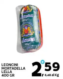 Extra Supermercati Leoncini mortadella lella offerta